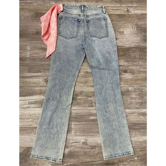 Juicy Couture Light Washed Straight Rhinestone Jean Sz 25 - Picture 2 of 6